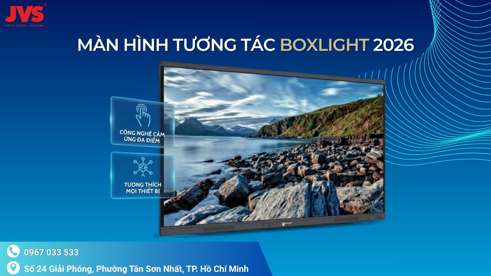 Phần mềm giảng dạy thông minh trên màn hình tương tác Boxlight đời mới 2026