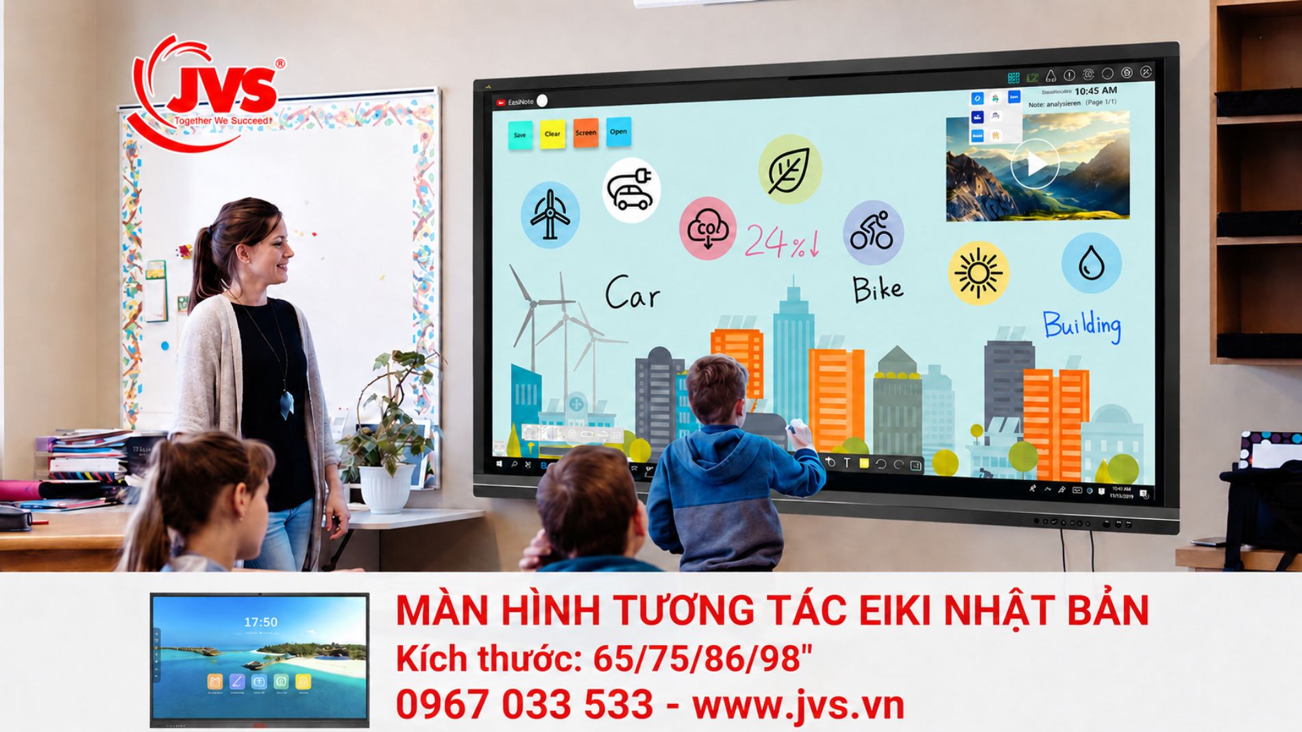 Màn hình tương tác Eiki