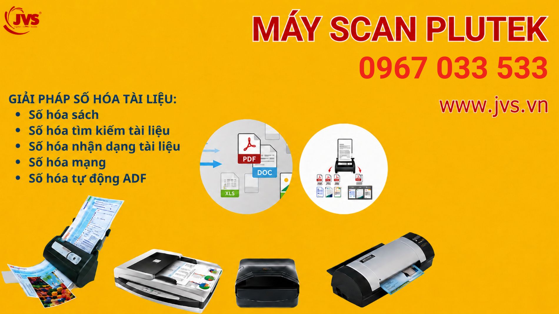 Máy scan Plustek hỗ trợ số hóa hồ sơ văn phòng