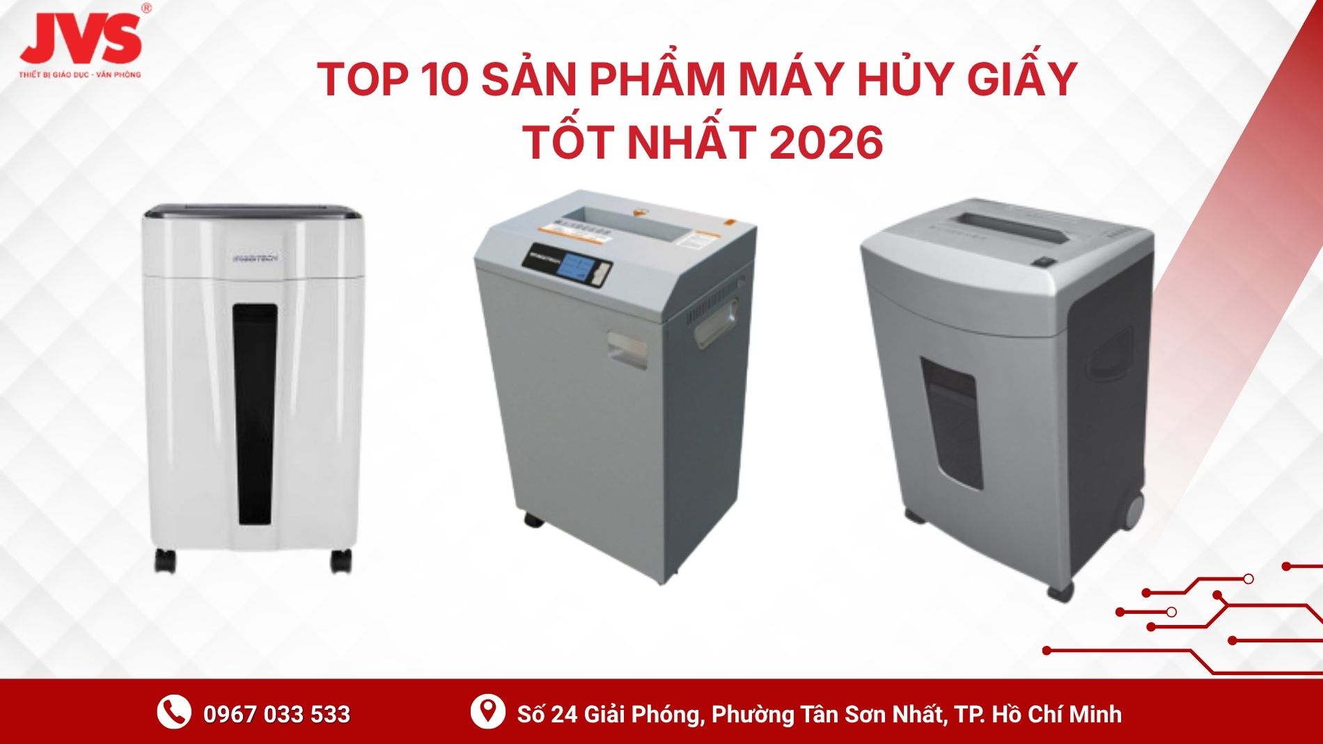 Top 10 sản phẩm máy hủy giấy Magitech tốt nhất năm 2026 chuyên dụng cho văn phòng