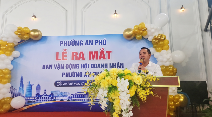 Đại diện doanh nghiệp JVS chia sẻ về tầm quan trọng của việc ứng dụng công nghệ và chuyển đổi số trong mô hình quản trị mới.