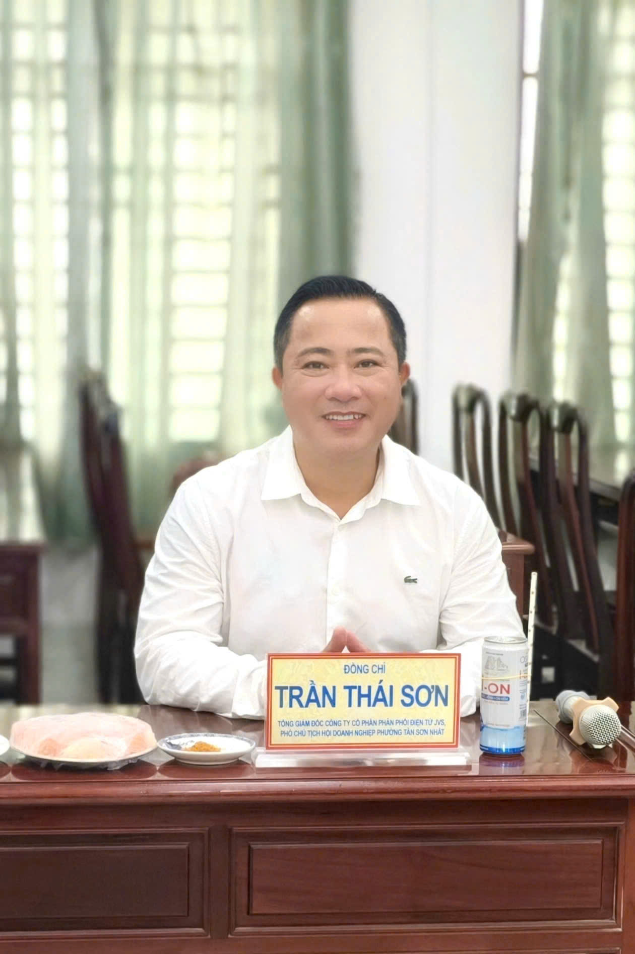 Lãnh Đạo JVS - Ông Trần Thái Sơn tại chương trình
