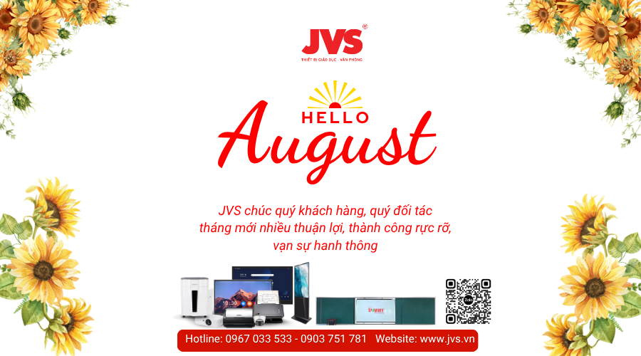 Chào Tháng 8 cùng JVS