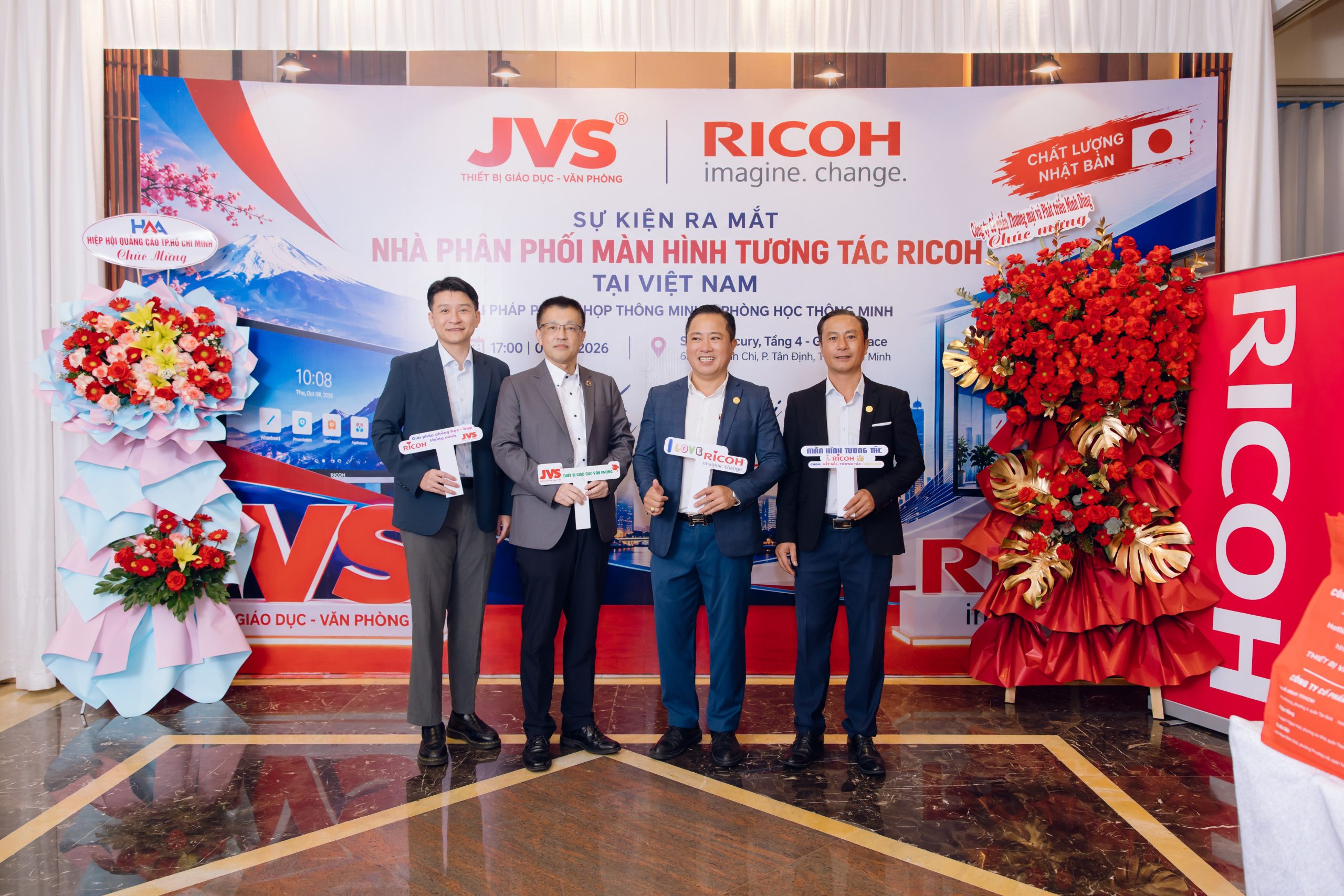 Đại diện của JVS và RICOH